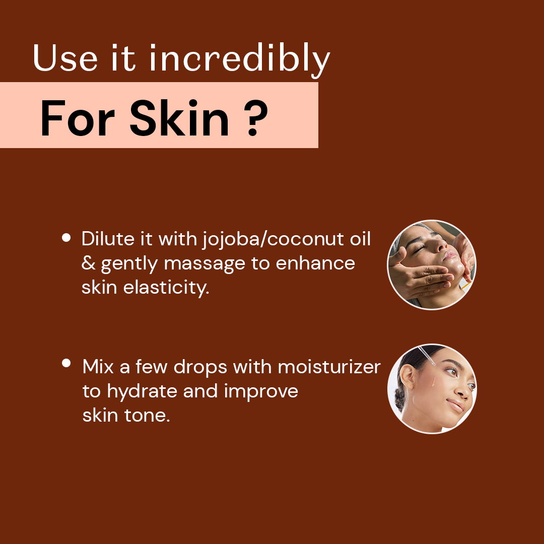 Atulya Sandalwood Essential Oil | Calms Skin, Earthy Fragrance | For Skin & Scalp | 15 ml