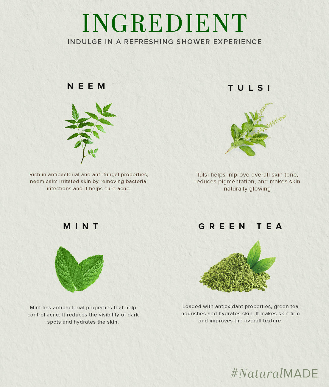 Khadi Natural Neem & Tulsi Face Wash Anti-Acne Deep Cleansing (210ml)