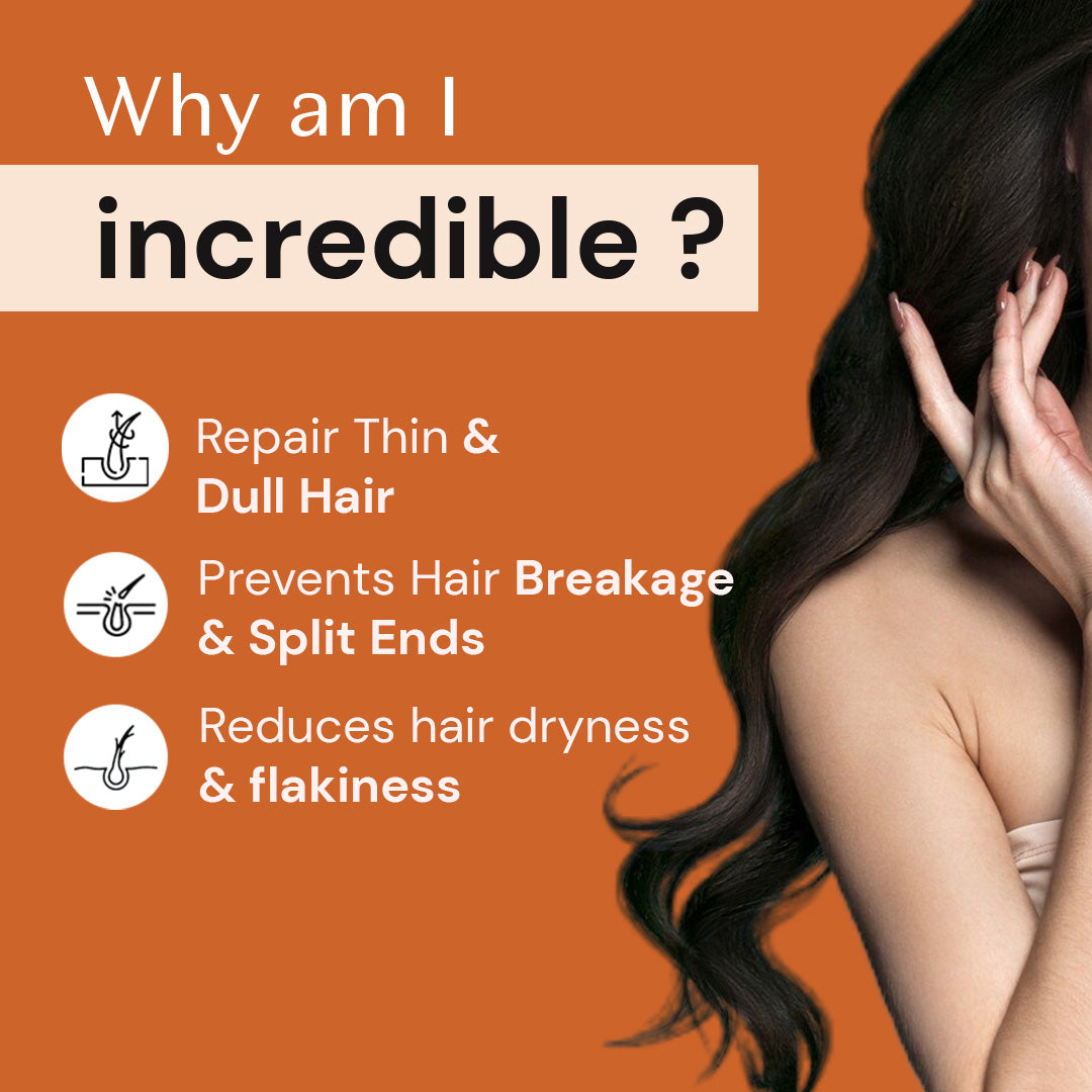 Atulya Moroccan Argan Oil Hair Oil | Smoothens & Repairs Hair | Non-Sticky Formula | 200 ml