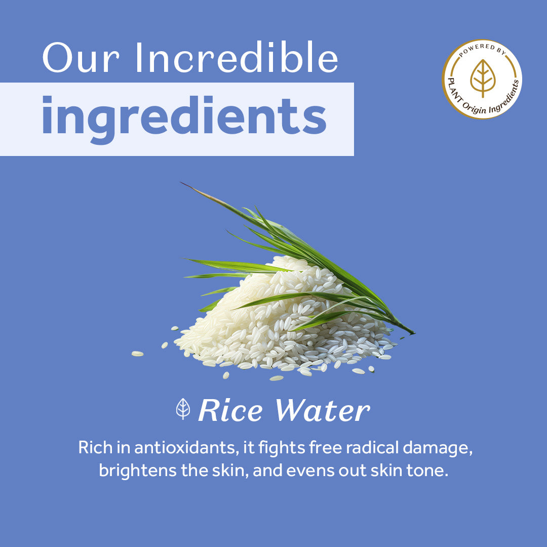 Atulya Rice Water Foaming Face Wash With Built In Face Brush | Brightens & Softens Skin | 150 ml