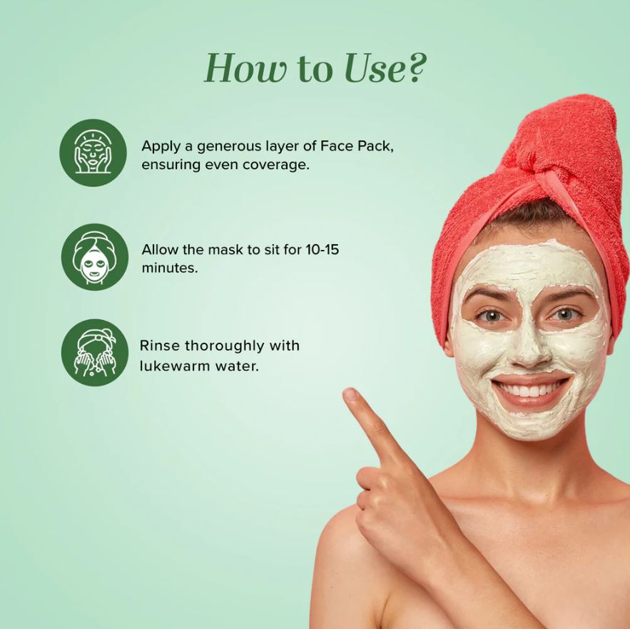 Khadi Natural Neem Tulsi Face Pack - 100gm