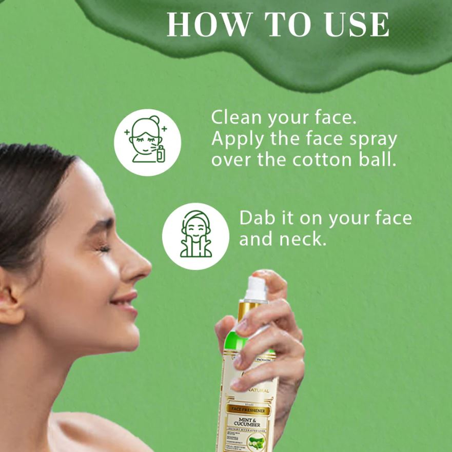 Khadi Natural Mint & Cucumber Face Spray - 100ml