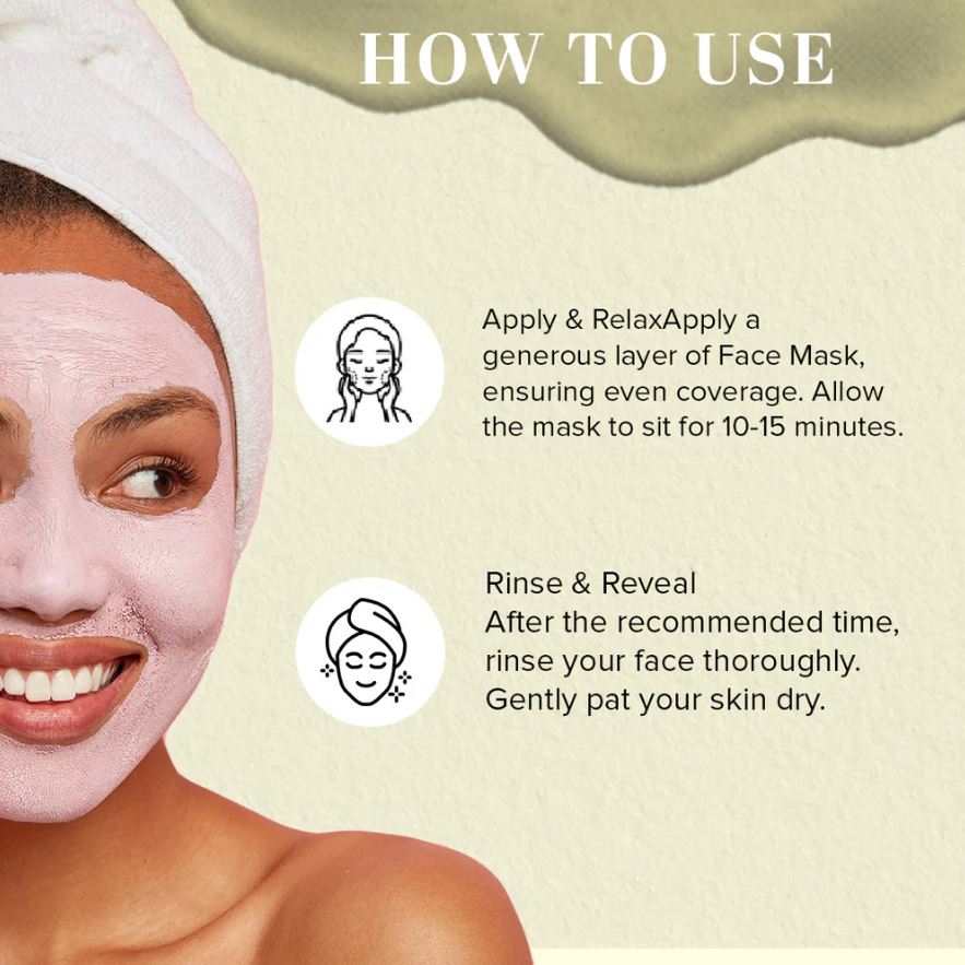 Khadi Natural Sandal & Rose Face Pack - 50gm