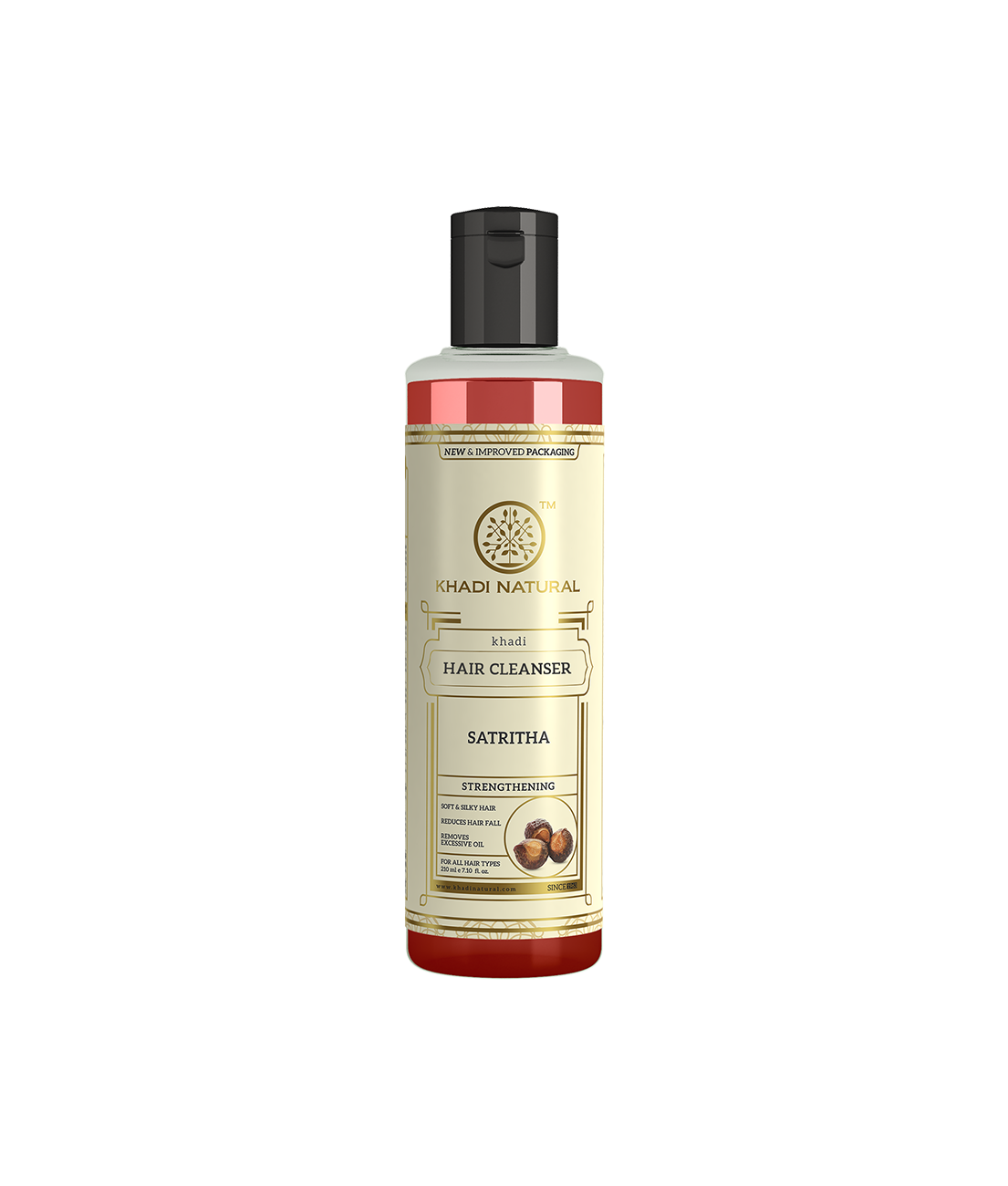 Khadi Natural Herbal Satritha Cleanser Shampoo (210ml)