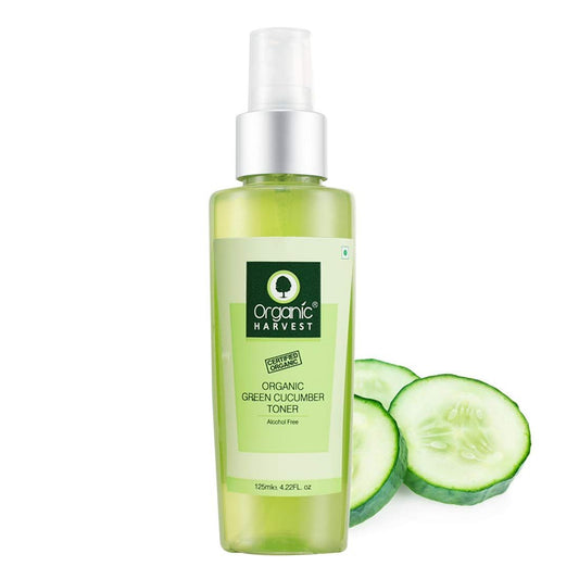 Green Cucumber Skin Purifying Toner l Anti-fungal, Anti-bacterial, Anti Acne l Dry, Combination Skin l Toner for Face | Paraben & Sulphate Free l 125ml
