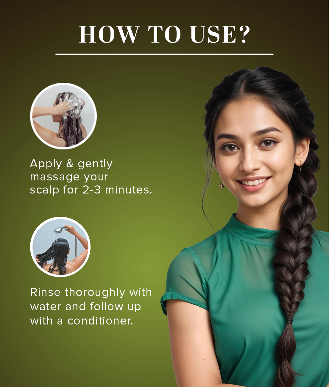 Khadi Natural Amla & Bhringraj Shampoo Powered Botanics Anti-Dandruff (310ml)