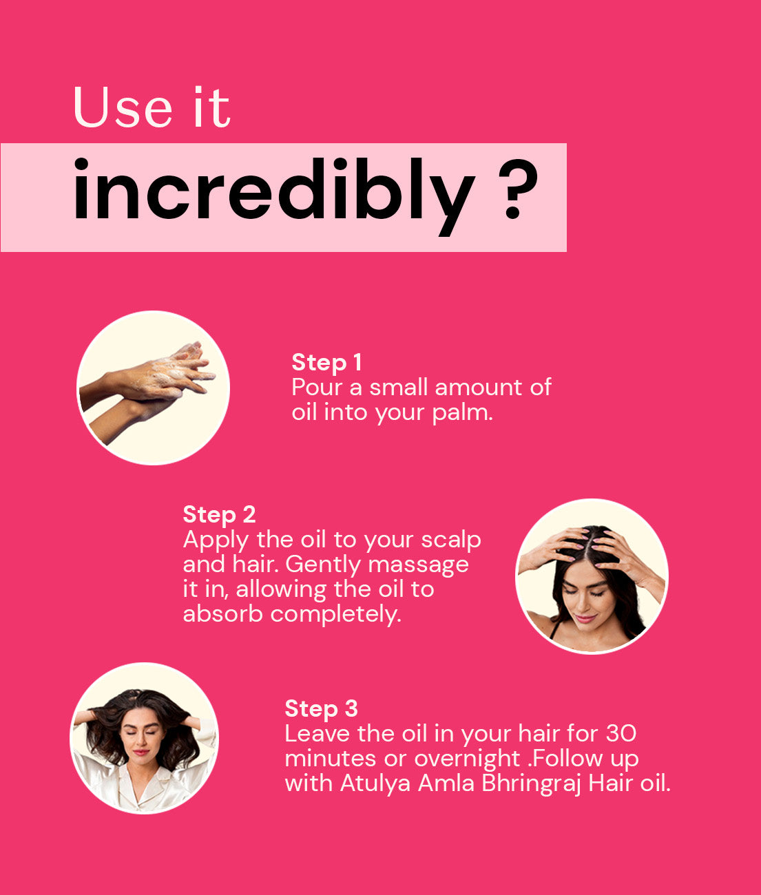 Atulya Onion & Bhringraj Hair Oil | Strengthens Roots, Improves Volume | 200 ml