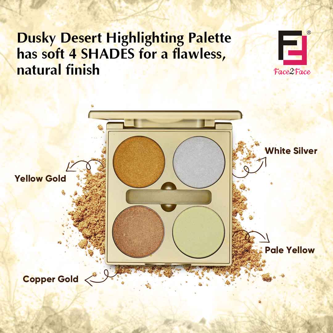 Face 2 Face Dusky Desert Highlighting Palette