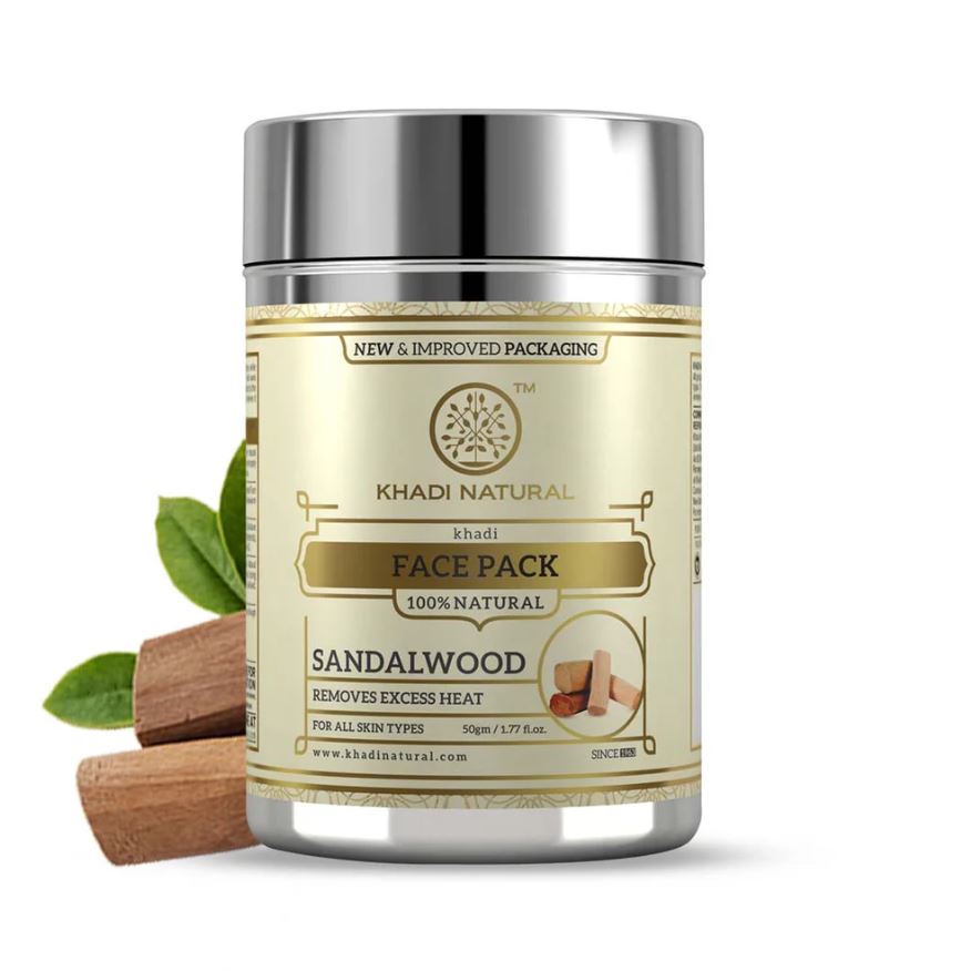 Khadi Natural Sandalwood Face Pack - 50gm