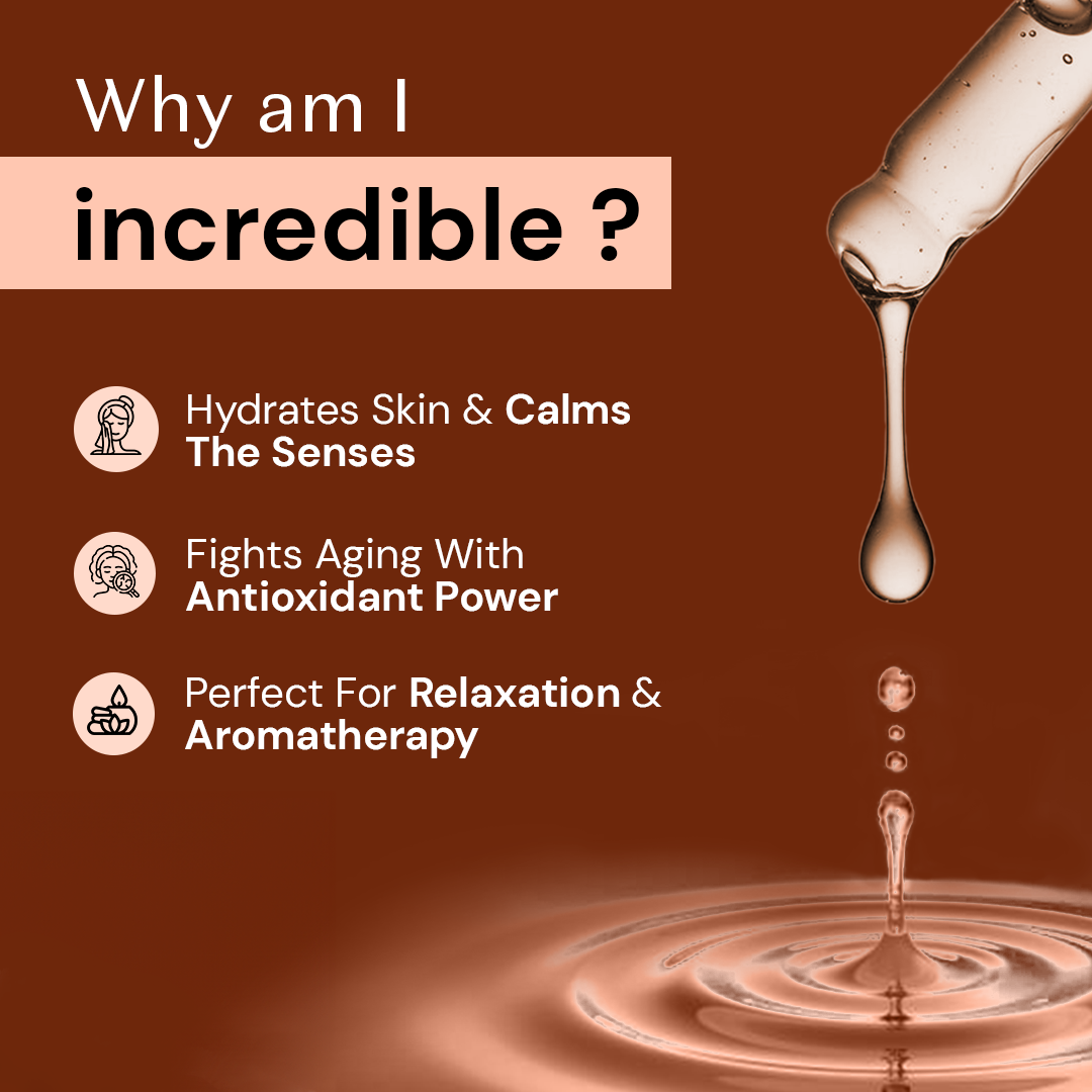 Atulya Sandalwood Essential Oil | Calms Skin, Earthy Fragrance | For Skin & Scalp | 15 ml