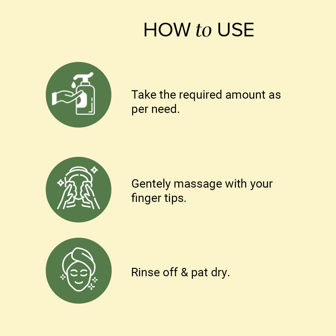 Khadi Natural Neem & Tea Tree Face Wash SLS-Paraben Free Anti-Acne (210ml)