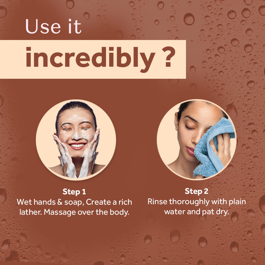 Atulya Coconut & Vanilla Handcrafted Soap | Moisturizes & Softens Skin | SLS & Paraben Free | For All Skin Types | 125 gm