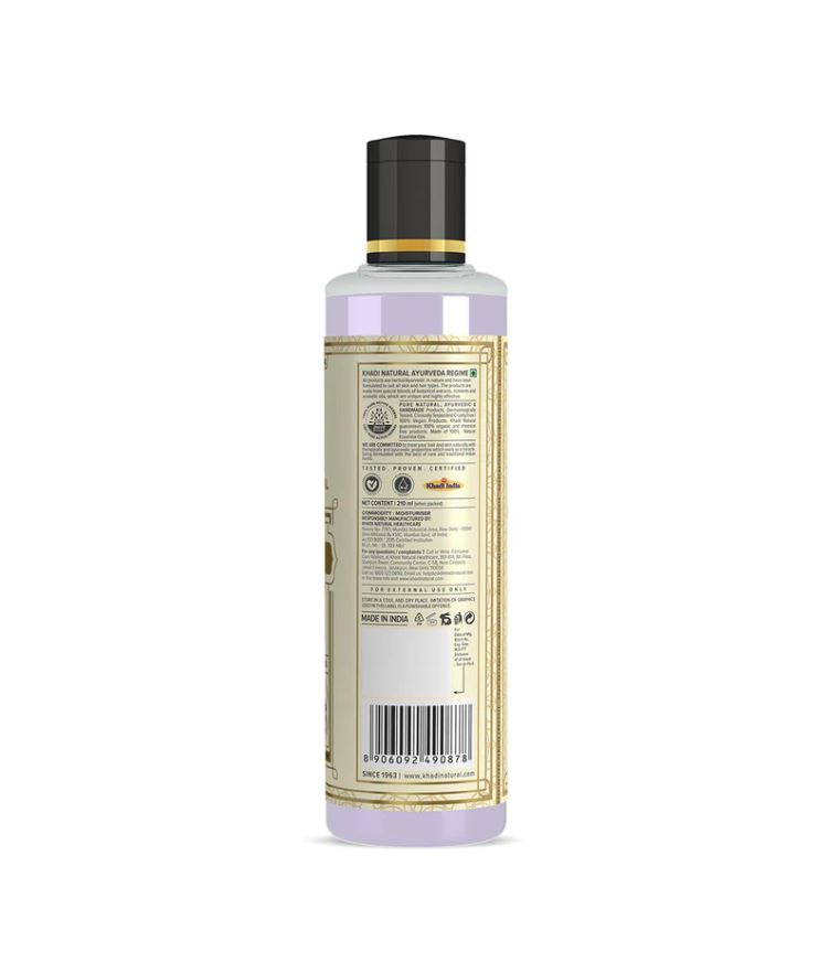 Khadi Natural Lavender Moisturizer with Sheabutter - Paraben Free - 210ml