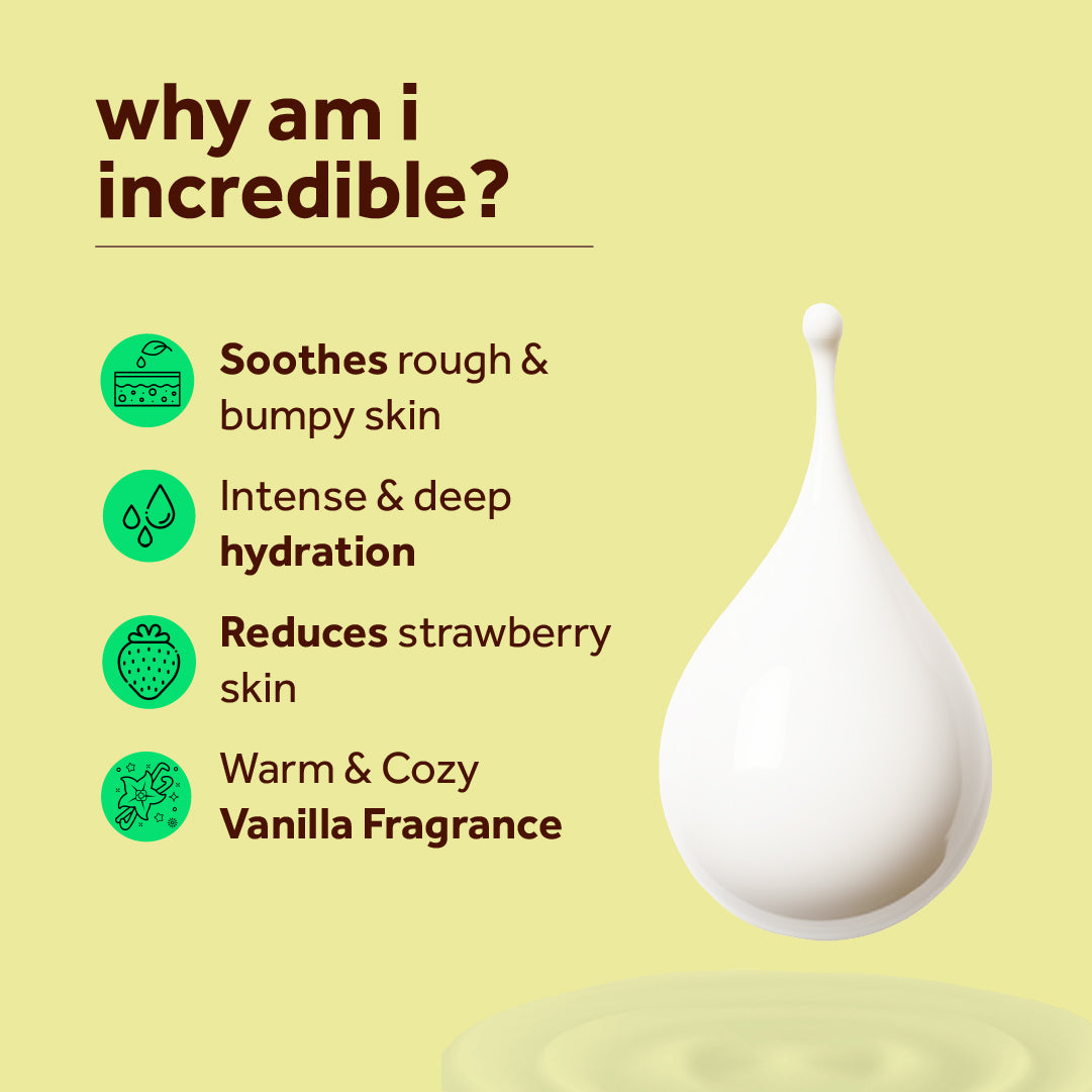 Atulya Royal Vanilla Body Lotion Enriched With Lactic Acid | Smooth Skin, Nourishing Feel | Non-Greasy Formula | For all skin types | 400 ml