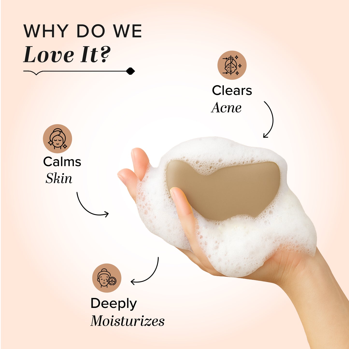 Khadi Natural Sandalwood Soap Gentle Cleansing Pack of 5 (5×125g)