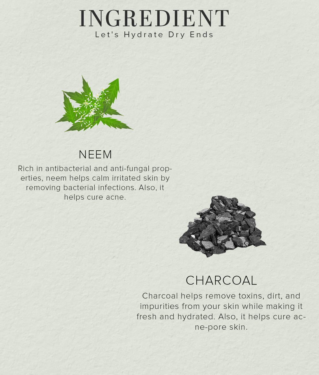 Khadi Natural Neem Charcoal Soap Deep Cleansing Pack of 3 (3×125g)