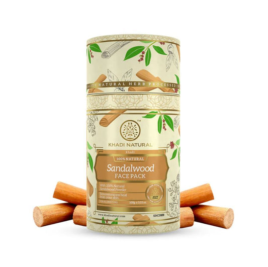 Khadi Natural Sandalwood Face Pack - 100gm