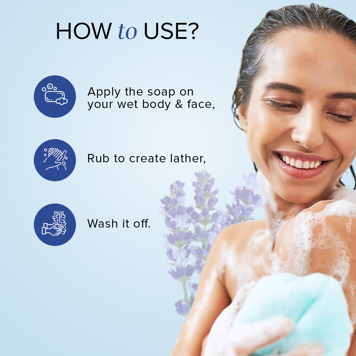 Khadi Natural Organic Pure Lavender Soap Calming Bath Bar (375g)