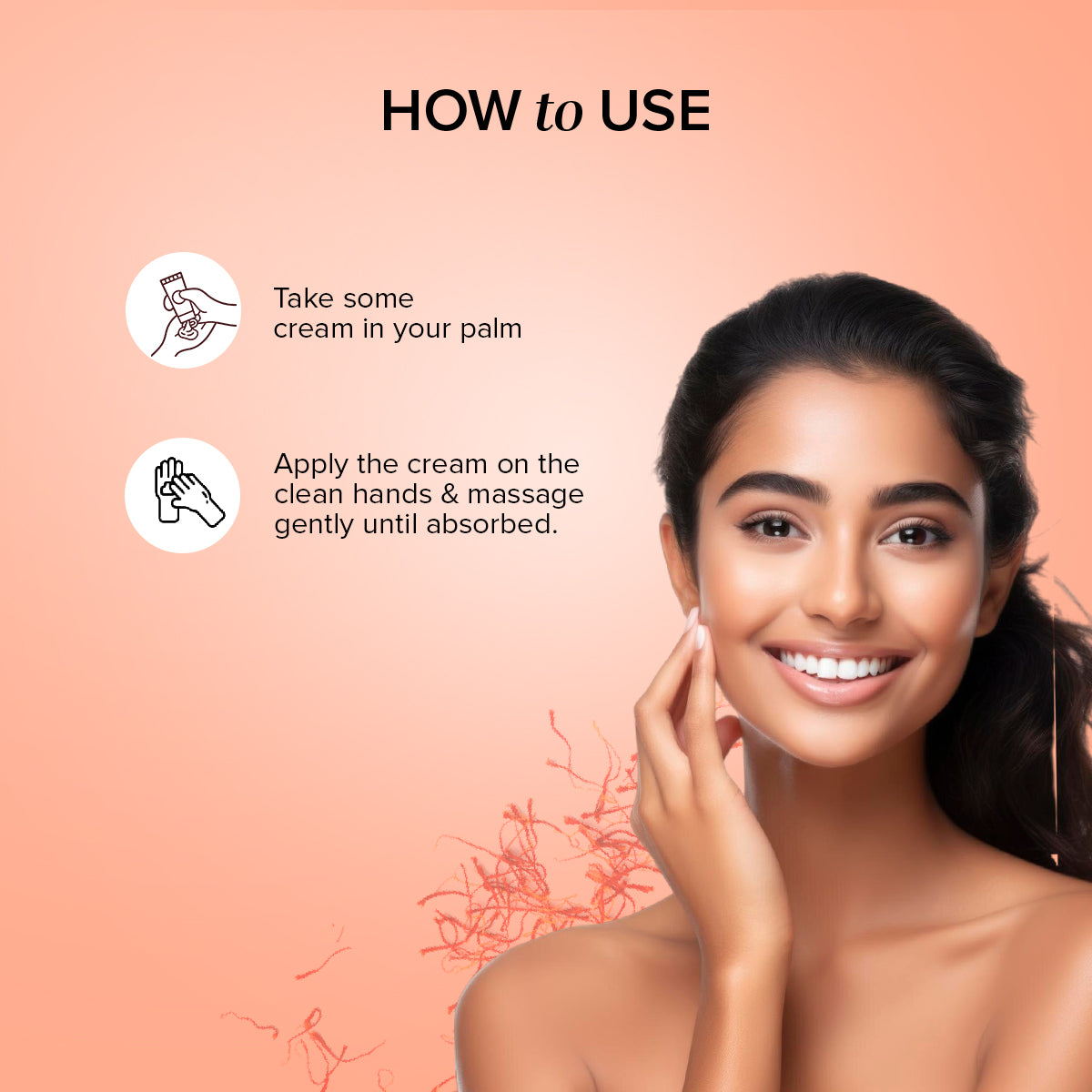 Khadi Natural Milk & Saffron Hand Cream with Shea Butter (300g)