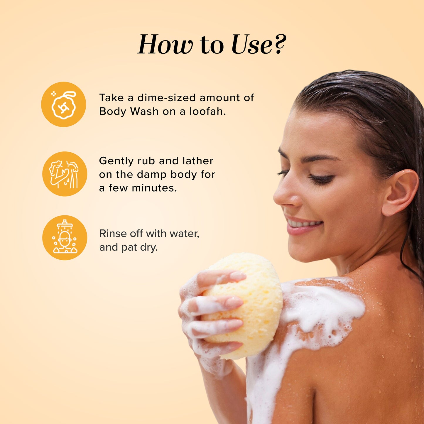 Khadi Natural Sandalwood & Turmeric Body Wash Gently Cleanses & Moisturizes (210ml)