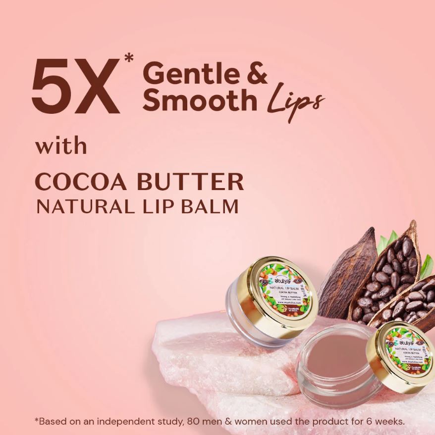 Atulya Lip Balm Cocoa Butter |Tinted and Shining Lips 5gm