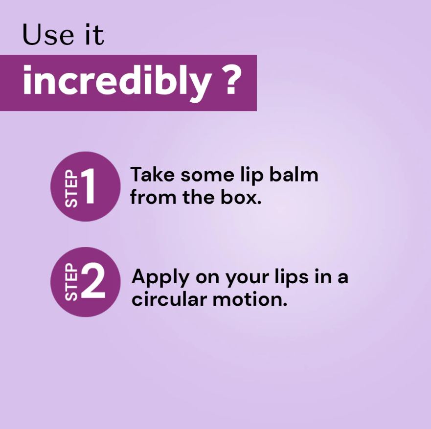 Atulya Wine Grape Fruit Natural Lip Balm | For Nourishing Lips - 5gm