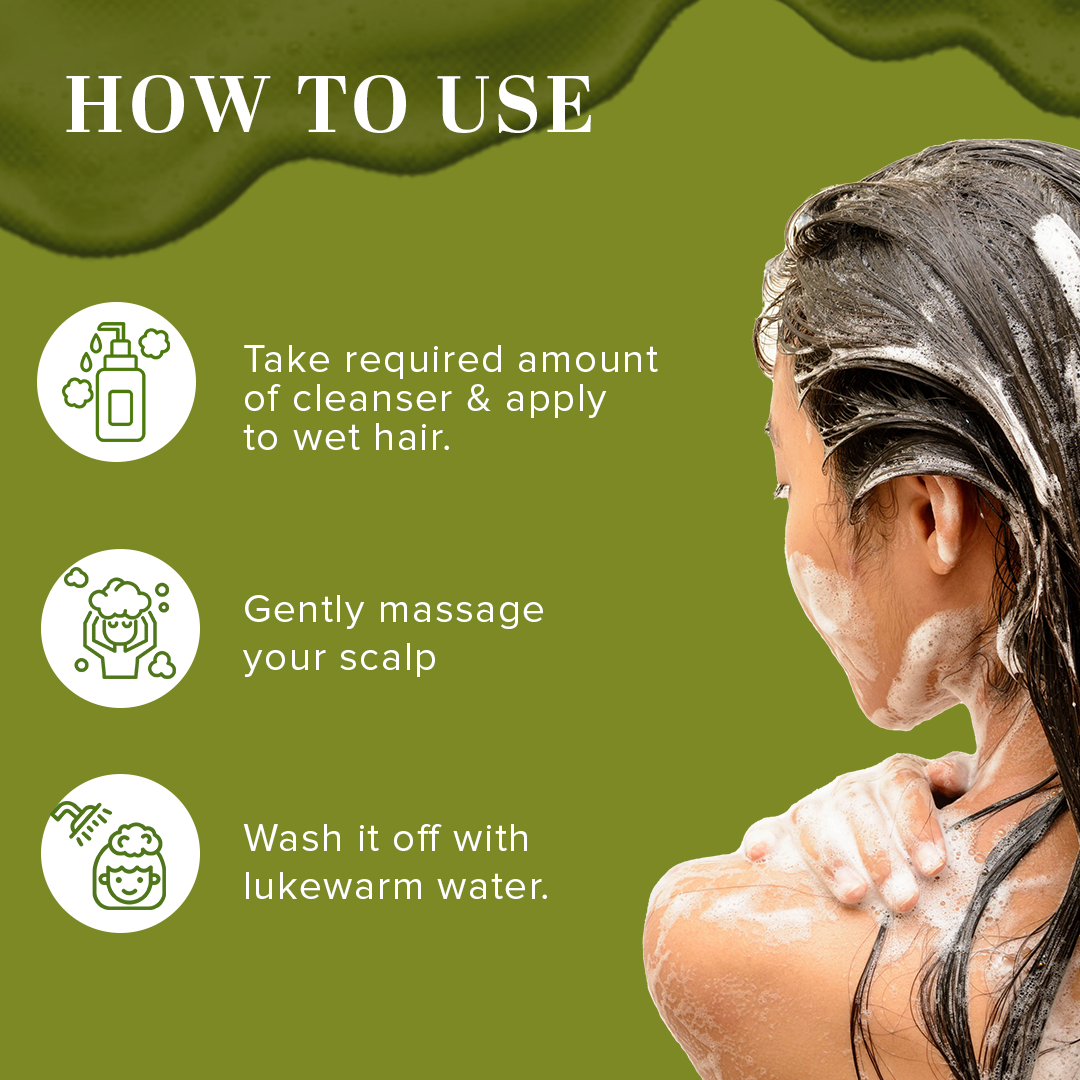 Khadi Natural Amla & Bhringraj Cleanser Shampoo Pack of 3 (630ml)