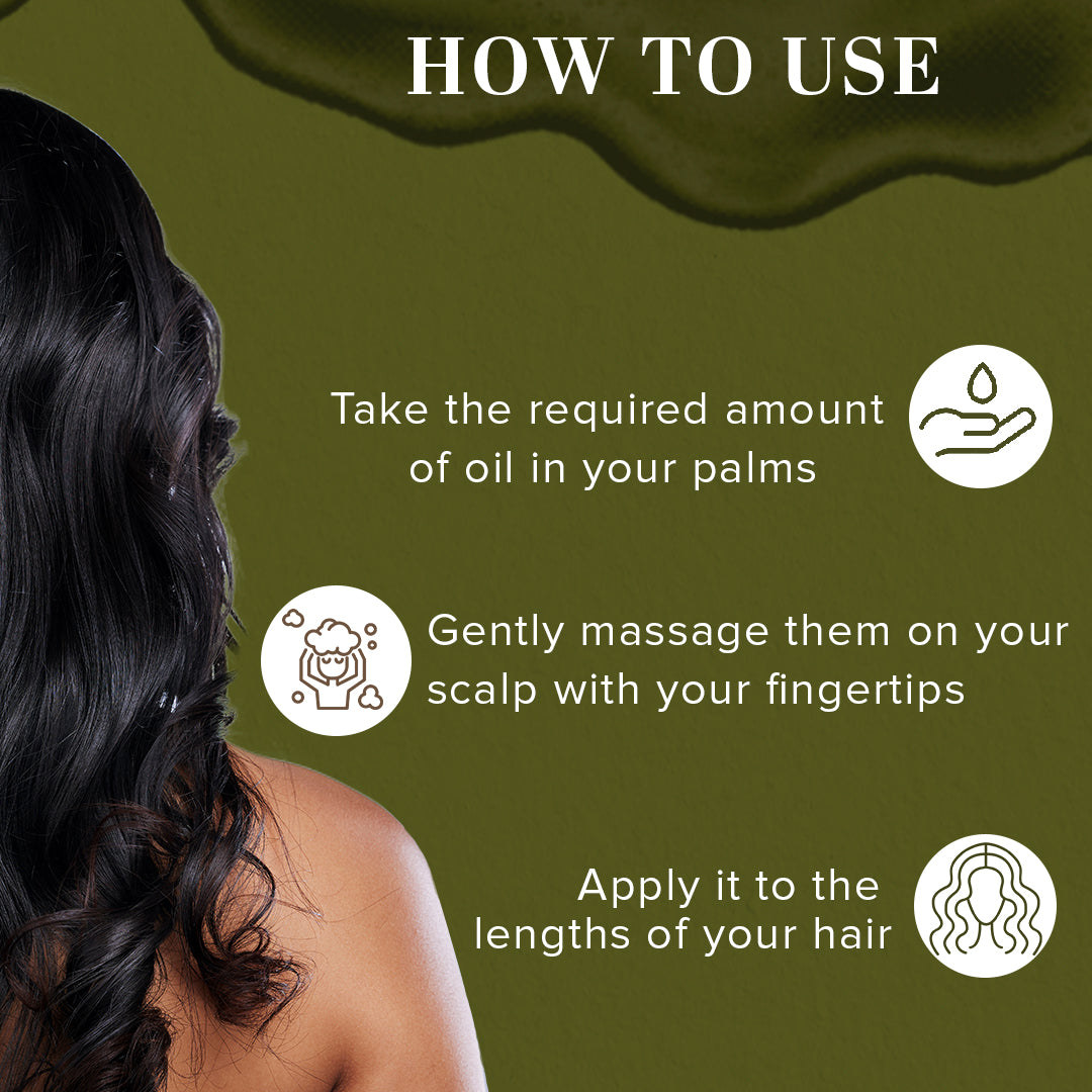 Khadi Natural Henna Rosemary Hair Oil Strengthening Hair Care (420ml)