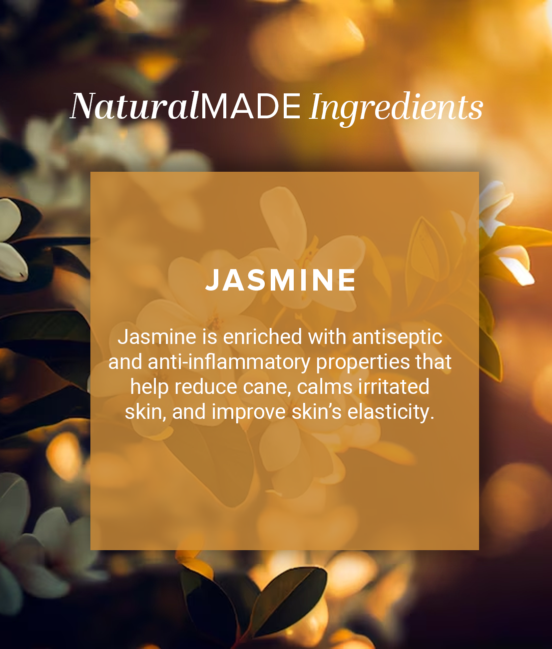 Khadi Natural Herbal Jasmine Soap Refreshing Bath Bar Pack of 3 (375g)