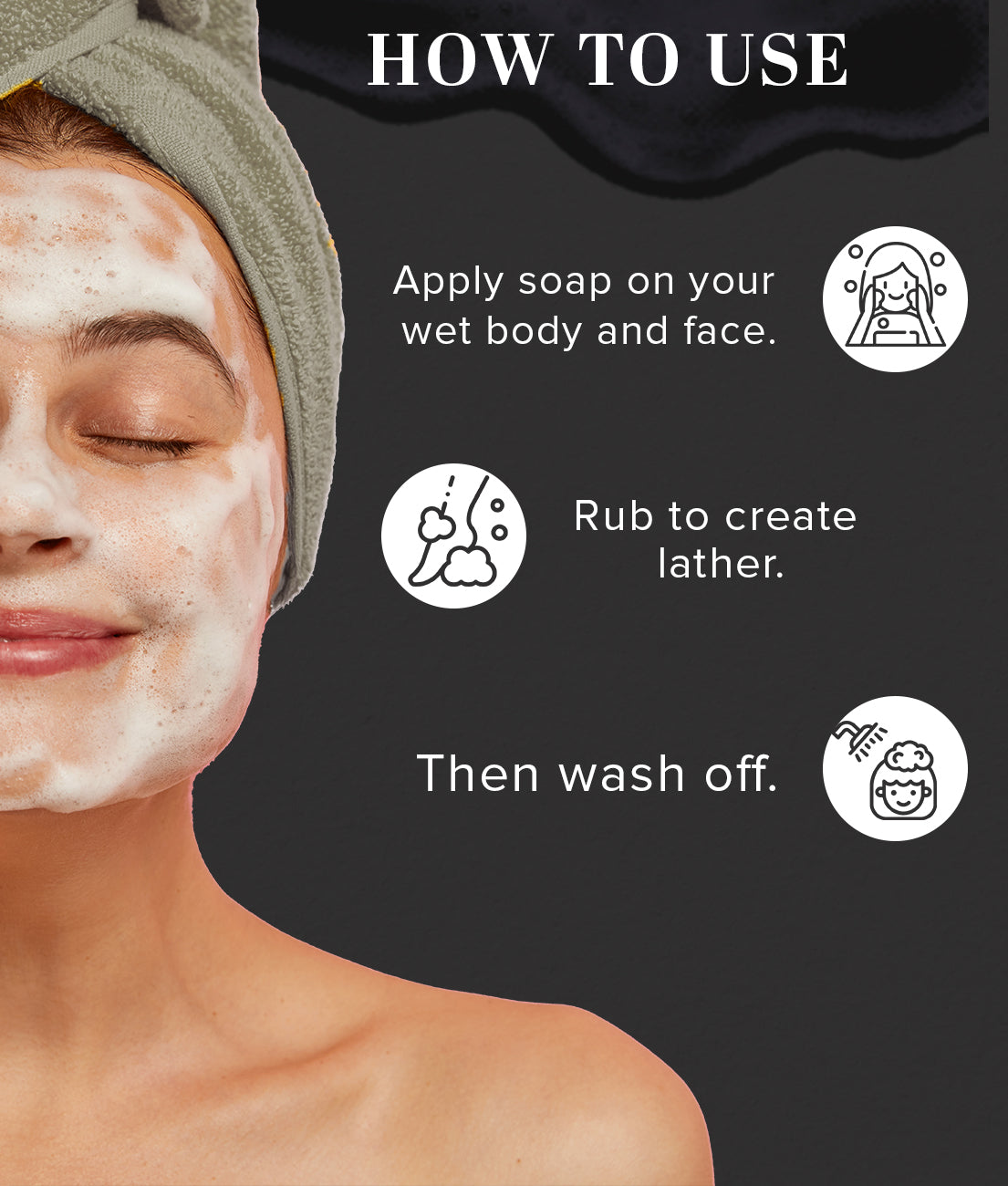 Khadi Natural Organic Neem Charcoal Soap Deep Cleansing Pack of 4 (4×125g)