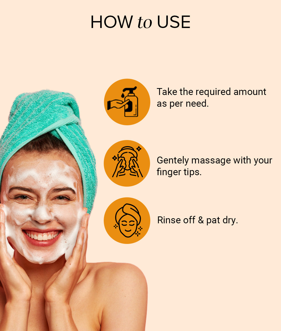 Khadi Natural Orange & Lemongrass Face Wash SLS & Paraben Free (210ml)