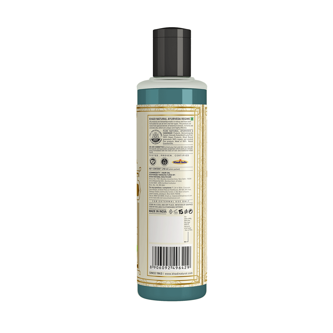 Khadi Natural Amla & Brahmi Hair Oil Strengthens Roots Adds Volume (210ml)