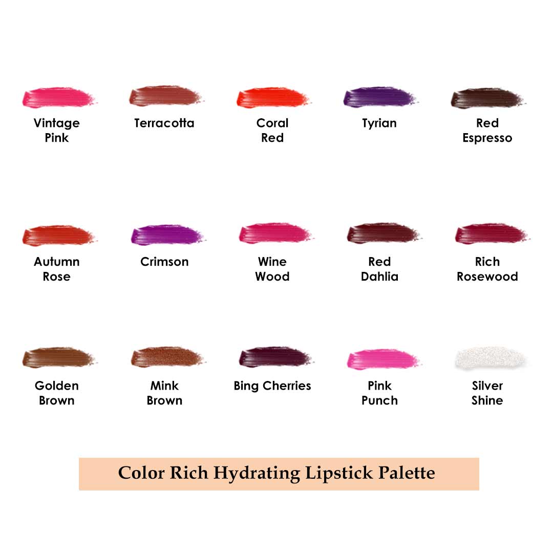 Color Rich Hydrating Lipstick Palette