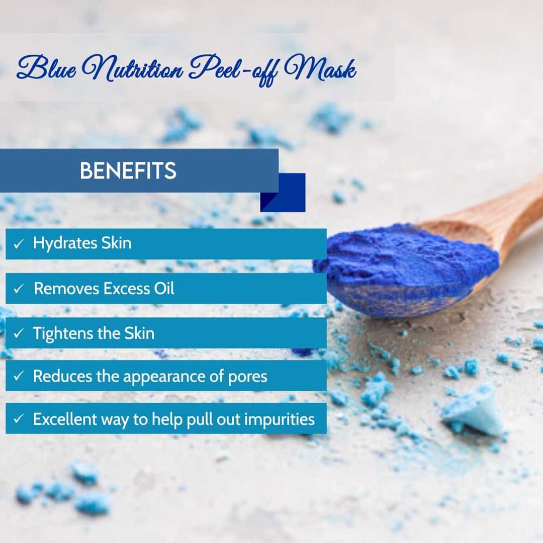 Phycocyanin Peel Off Mask With Phycocyanin Powder And Vitamin-E