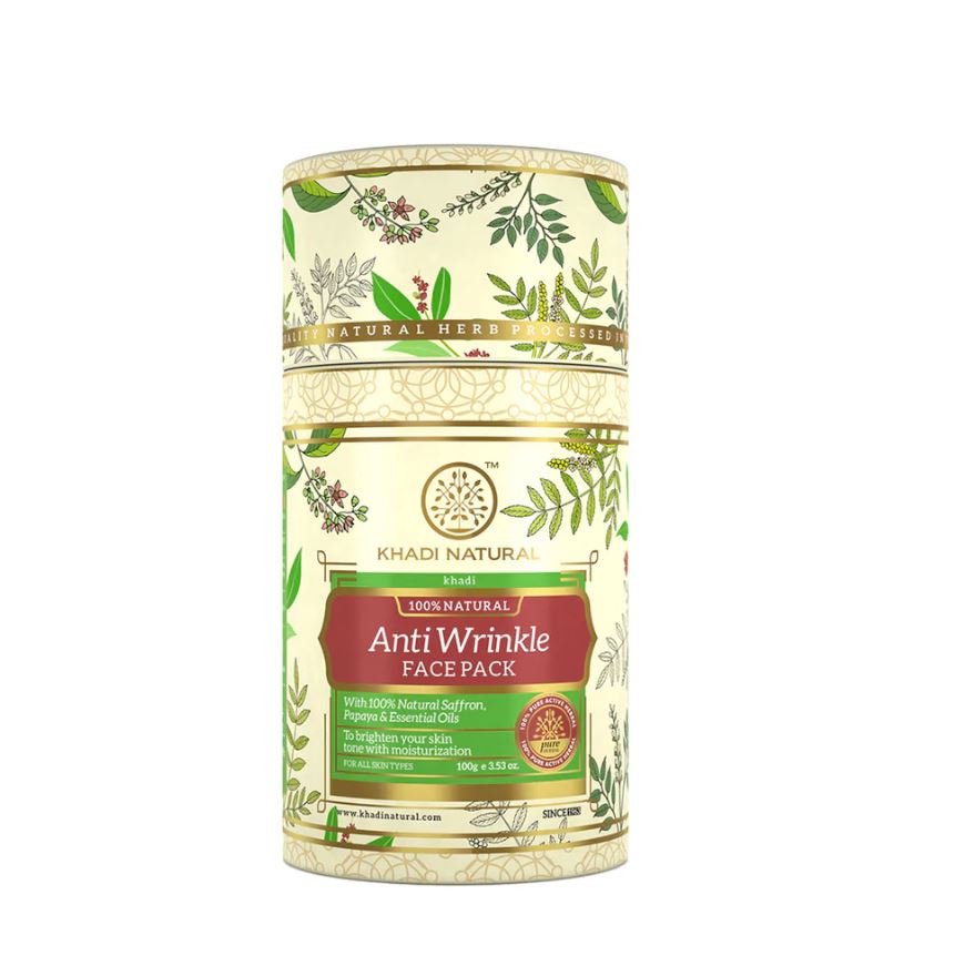 Khadi Natural Anti Wrinkle Face Pack - 100 gm