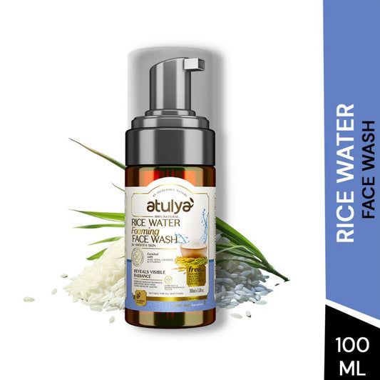 Atulya Rice Water Foaming Face Wash | For Skin Radiance- 100 ML