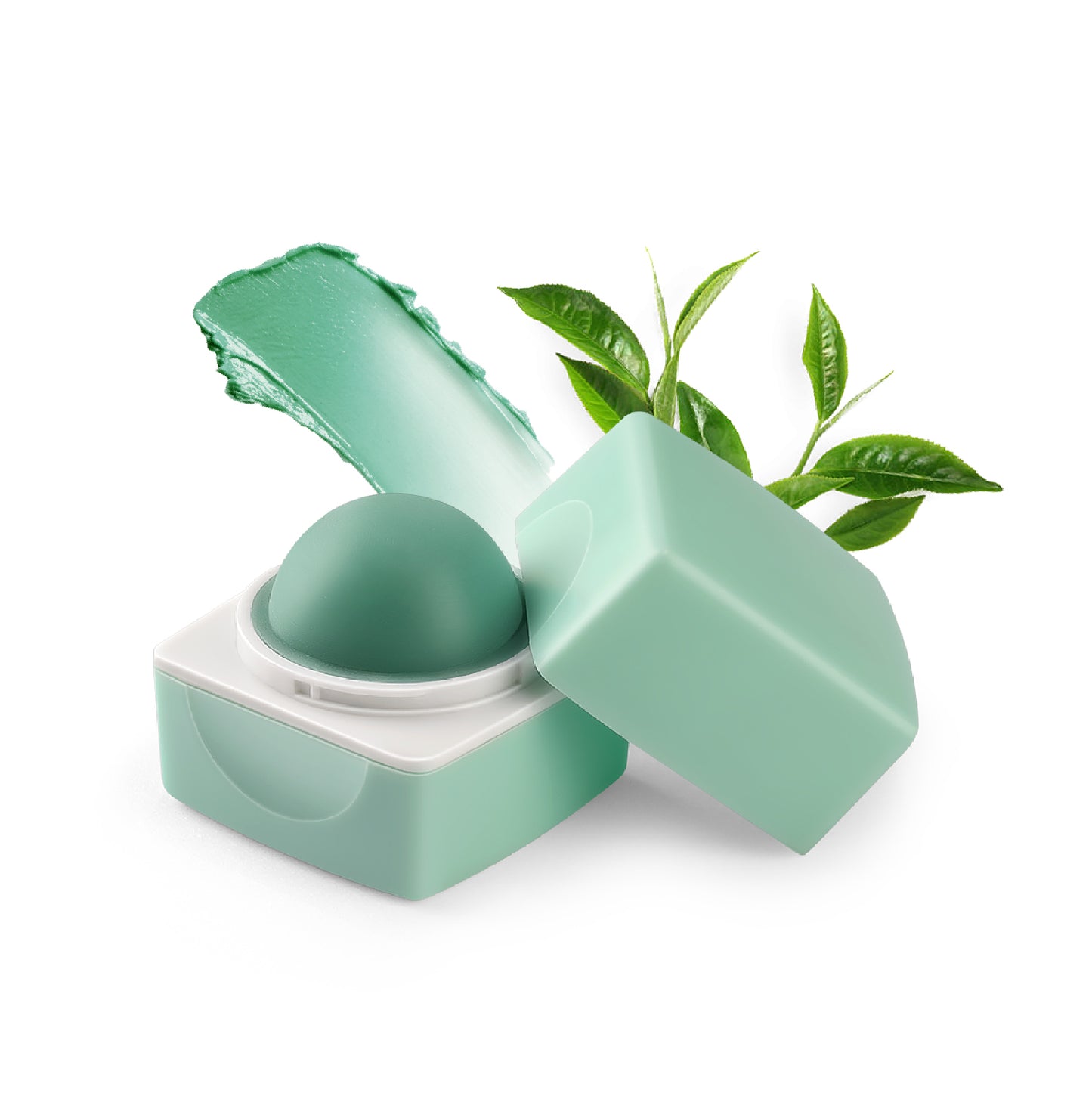 High Gloss Lip Balm: Green Tea | Organic Lip Balm to Lighten Dark Lips - 10gm