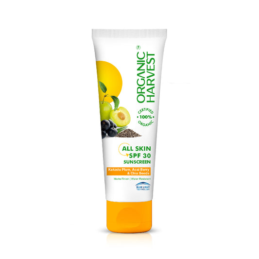 All Skin SPF 60 Sunscreen With Kakadu Plum, Acai Berry & Chia Seeds - 100gm