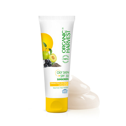 Oily Skin SPF 30 Sunscreen with Kakadu Plum, Acai Berry & Chia Seeds - 100gm