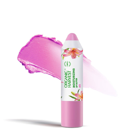Moisturizing Lip Butter: Lily | Lip Lightening Balm for Dark Lips | Best Organic Lip Balm  - 4gm