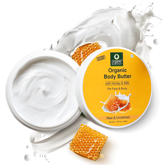 Body Butter Cream With Benefits of Shea Butter, Aloe Vera, Honey & Milk | Deep Moisturizing Cream for Dry - 100ml