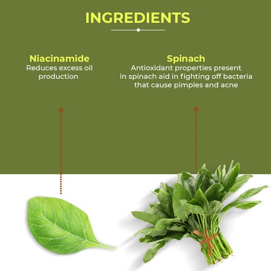 Acne Control Mattifying Face Cleanser with Green Tea, Moringa & Aloe Vera - 100ml