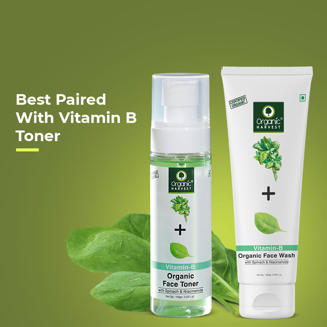 Vitamin-B Face Wash with Spinach & Niacinamide for Oily Skin - 100gm