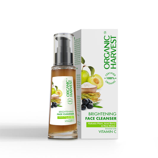 Brightening Face Cleanser: Kakadu Plum, Acai Berry & Rice Water | Face Wash for Oily Skin | Vitamin C Face Wash -150ml