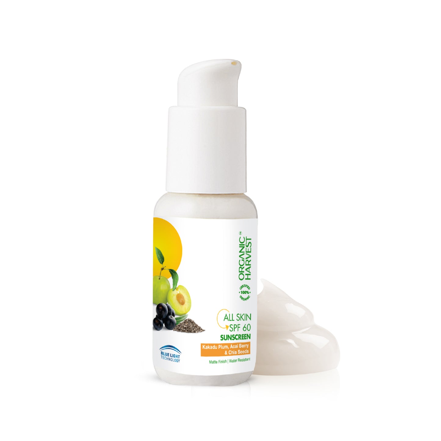 All Skin SPF 60 Sunscreen: Kakadu Plum, Acai Berry & Chia Seeds - 50gm