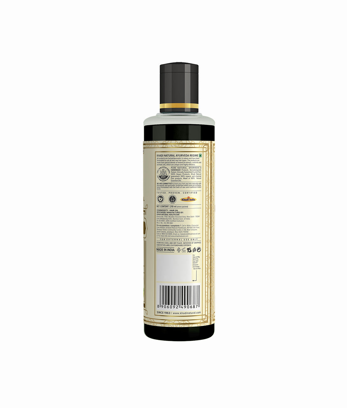 Khadi Natural Pure Amla Hair Oil Paraben & Mineral Oil Free (210ml)