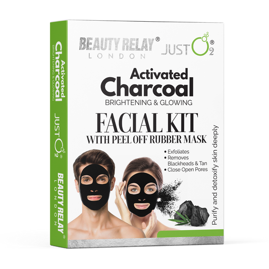 Activated Charcoal Facial Kit With Peel Off Rubber Mask