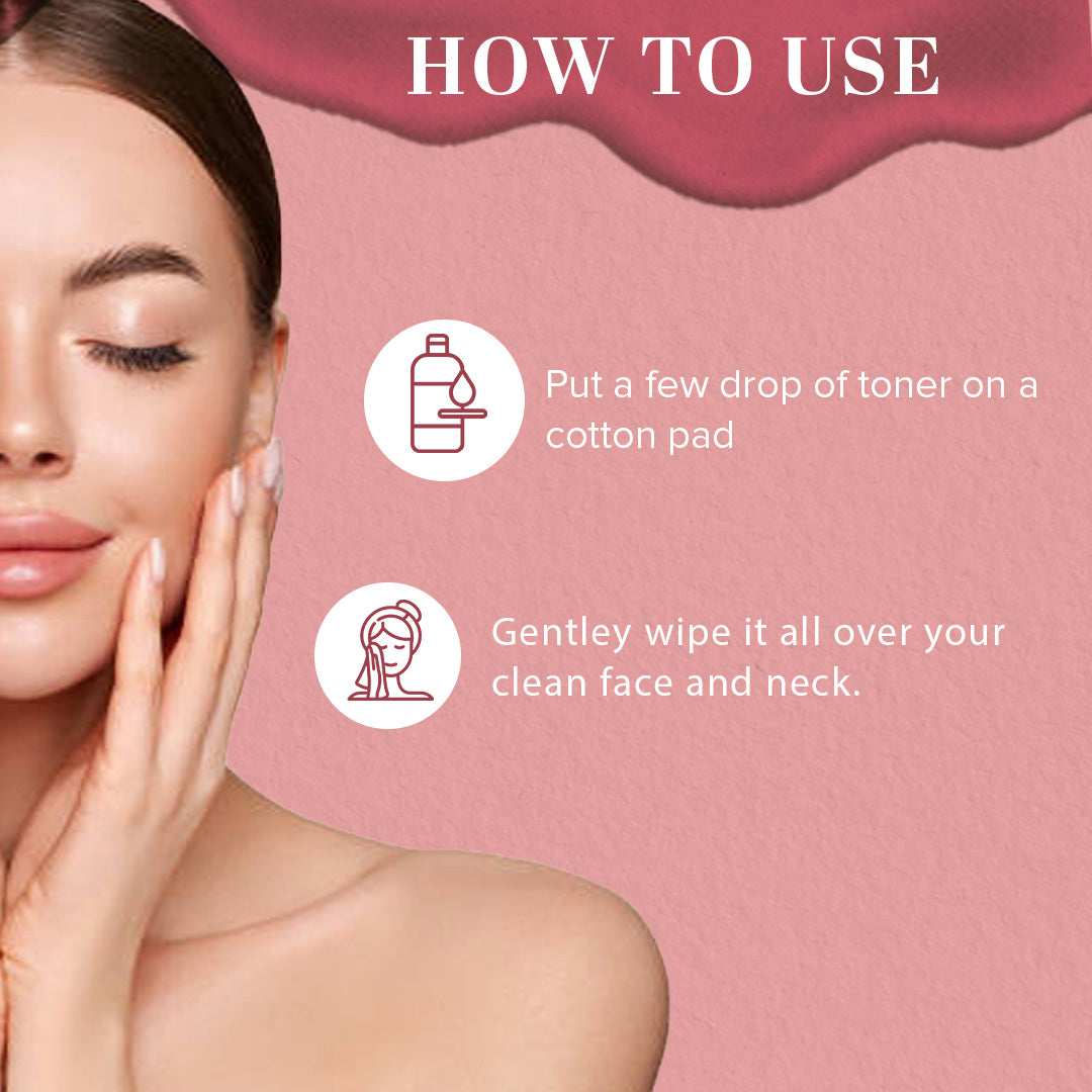 Khadi Natural Pure Rose Water Refreshing Skin Toner Pack of 2 (420ml)