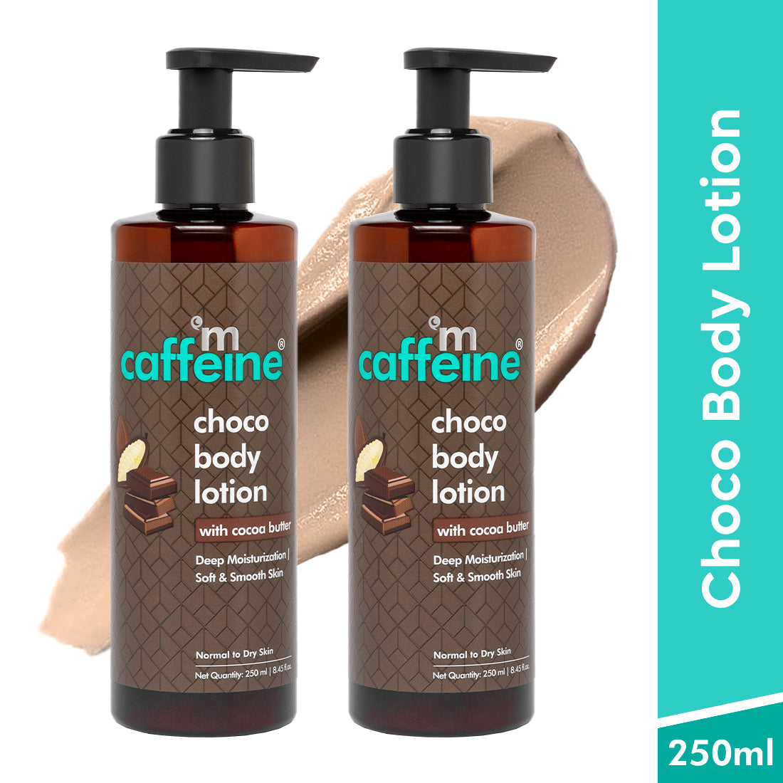 mCaffeine Choco Body Lotion (Pack of 2)