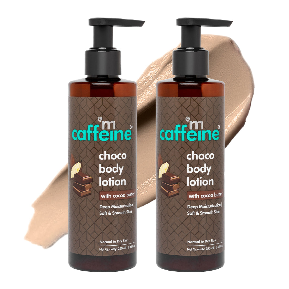 mCaffeine Choco Body Lotion (Pack of 2)